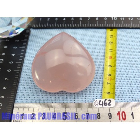 Coeur en Quartz Rose de Madagascar 129gr50