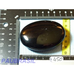 Obsidienne noire en savonnette polie Q Extra 100gr
