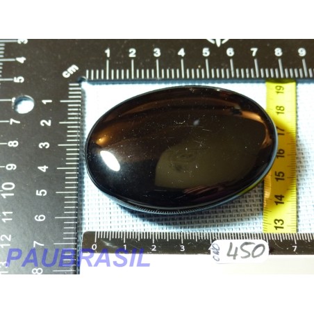 Obsidienne noire en savonnette polie Q Extra 100gr