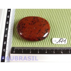 Obsidienne Acajou Mahagony 30gr en pierre plate