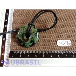 Pi Donut Pendentif en Jaspe Kambaba Crocodile de 3cm