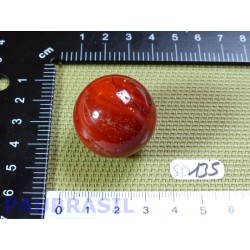 Sphère Jaspe Rouge 37g diamètre 30mm