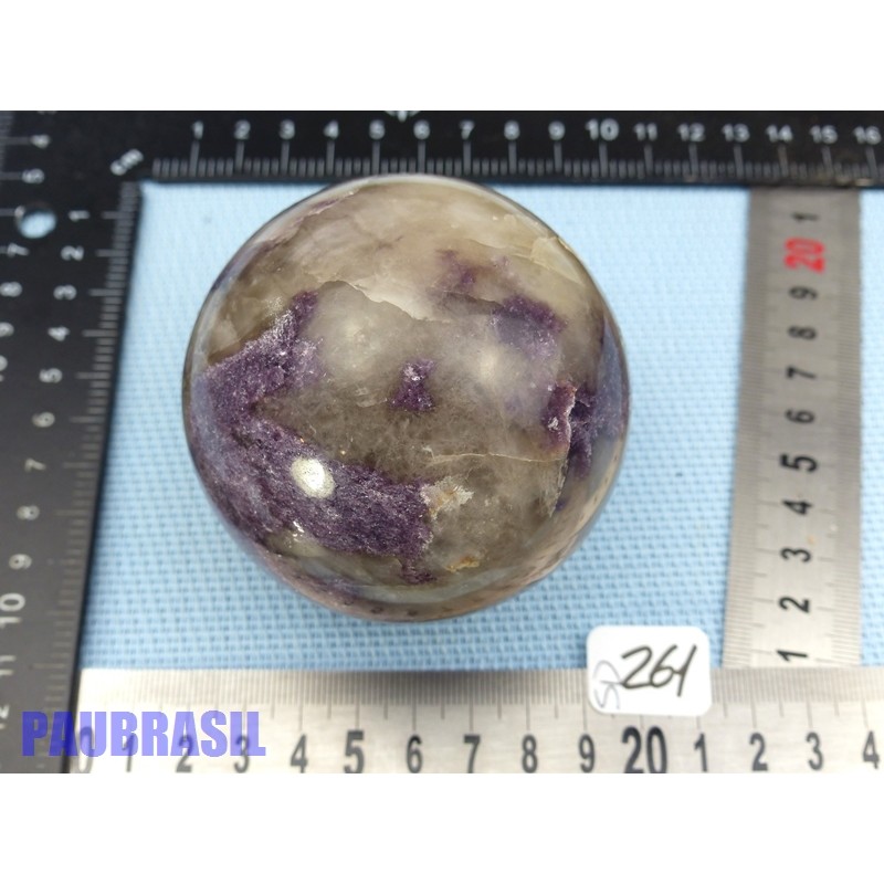 Sphère Lépidolite 550gr 73mm diamètre