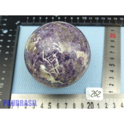 Sphère Lépidolite 630gr 76mm diamètre