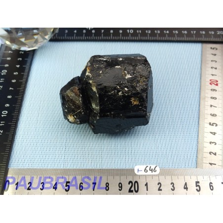 Tourmaline Noire Schorl Pierre Brute Monoterminée Q EXTRA 479g