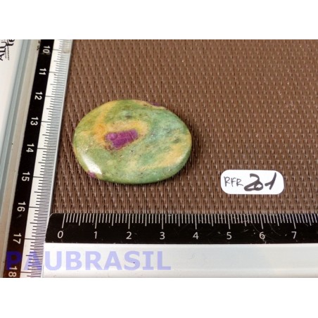 Rubis sur Fuchsite en pierre plate 14gr