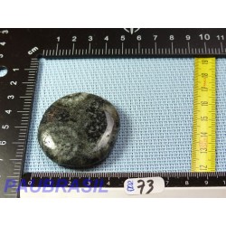 Diorite orbiculaire pierre plate de 37gr Rare