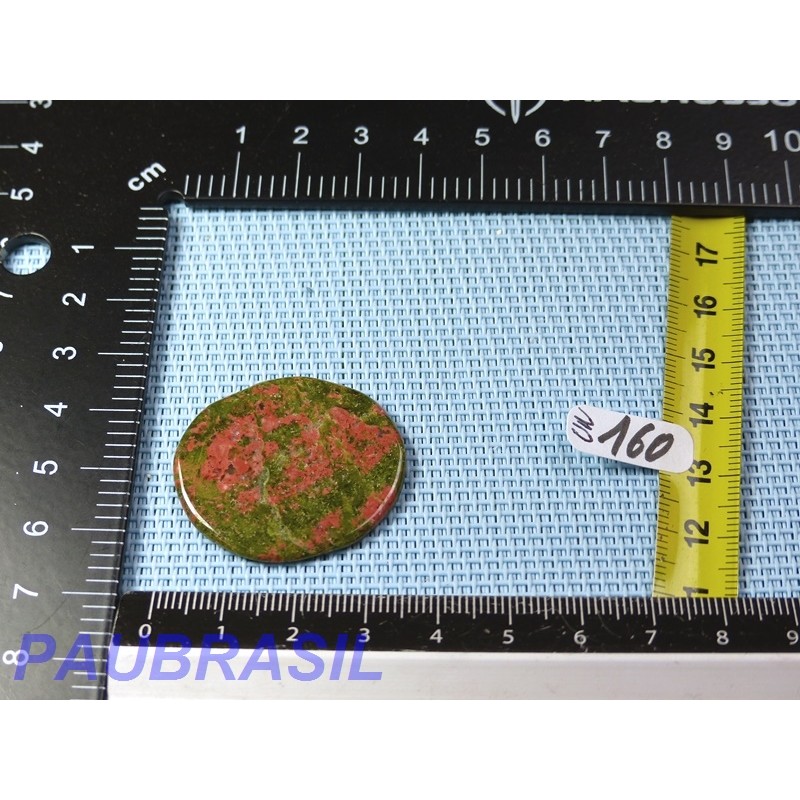 Unakite en Pierre Plate Fine 6g qualité moyenne