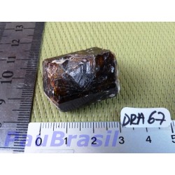 Dravite - Tourmaline ambrée ou acajou brute de 22gr