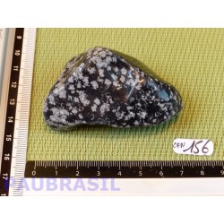 Obsidienne Flocon de Neige en galet semi roulé 98g