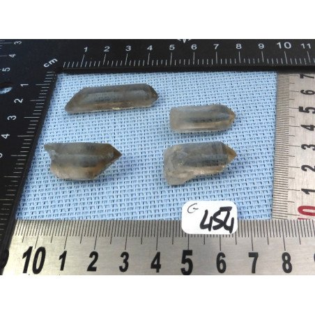 Quartz Fumé Lot de 4 Pointes Brutes 21g | Minéraux Paubrasil