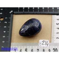 Oeuf en Cordiérite - Iolite - Dichroïte 48g 30mm diamètre 43mm long