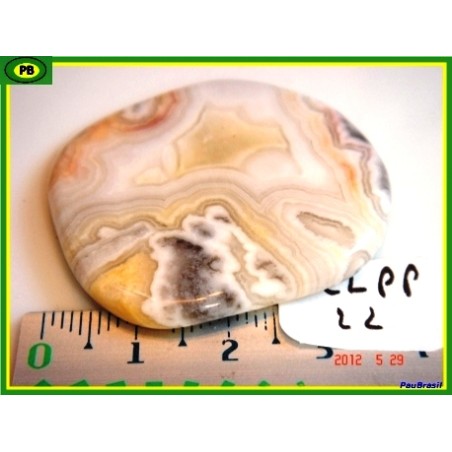 Agate Crazy Lace en pierre plate fine de 12gr Q Extra