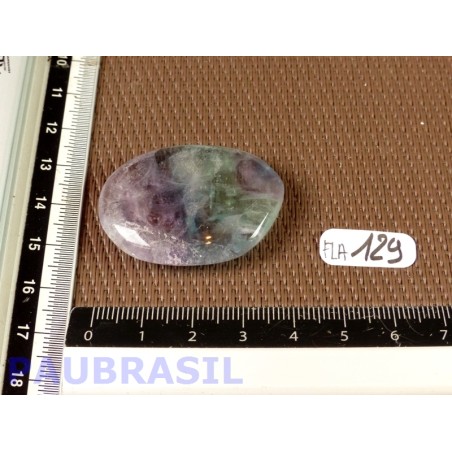 Fluorite ou fluorine multicolore Q Extra pierre plate 20g