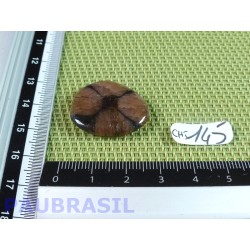 Chiastolite Andalousite mini pierre plate de 5g