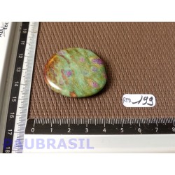 Rubis sur Fuchsite en pierre plate 18gr