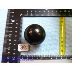 Sphère en Tourmaline Noire Schorl 124gr 43mm diamètre