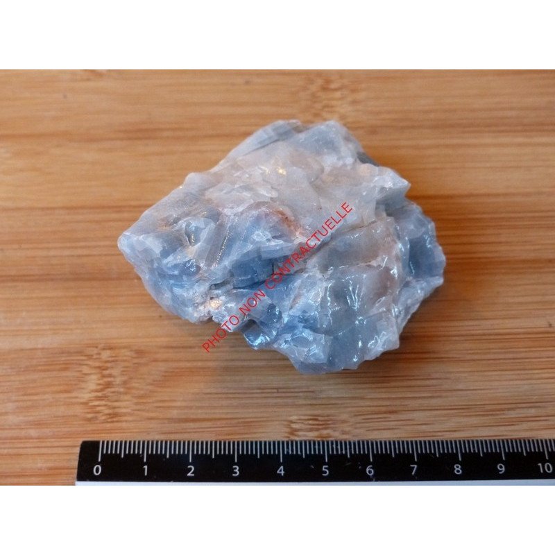 Calcite Bleue Pierre Brute à l unité de 146 à 157 gr | Minéraux Paubrasil