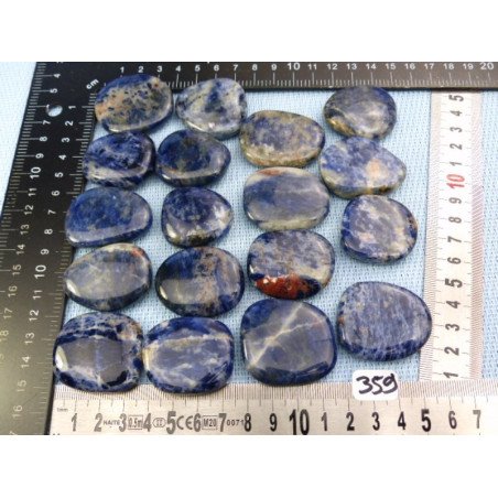 Sodalite Pierre Plate à l unité de 19 à 23 gr | Minéraux Paubrasil