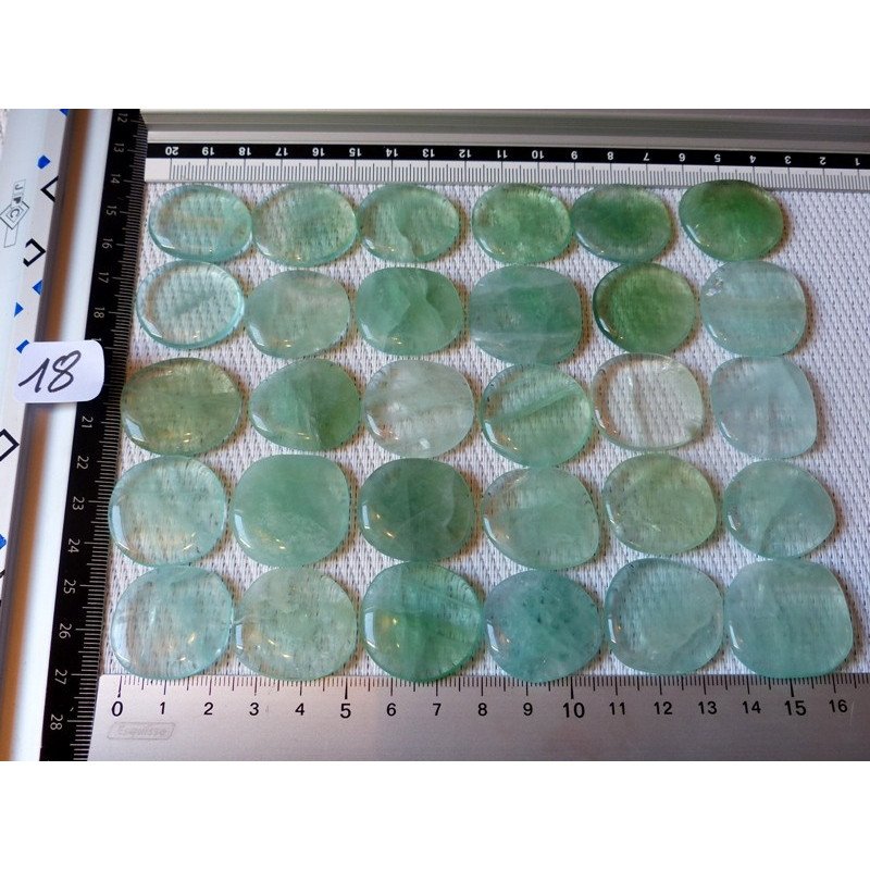 Fluorite Verte Q Extra Pierre Plate Mini à l unité de 27 à 2 | Minéraux Paubrasil