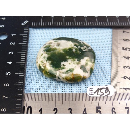 Agate arborisée - agate arbre  pierre plate Inde 34g