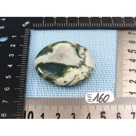 Agate arborisée - agate arbre  pierre plate Inde 28g