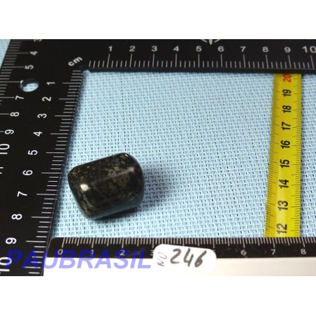 Nuummite pierre roulée cylindrique Q Extra 19g Nuummite pierre roulée cylindrique Q Extra 19g