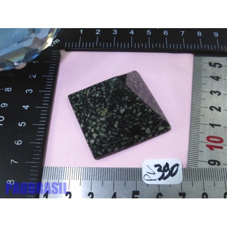 Pyramide en Porphyre Vert Antique Porphyre Imperial 42mm base 50gr50