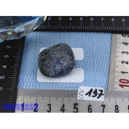 Covellite - Covelline en pierre semi roulée du Pérou 24g