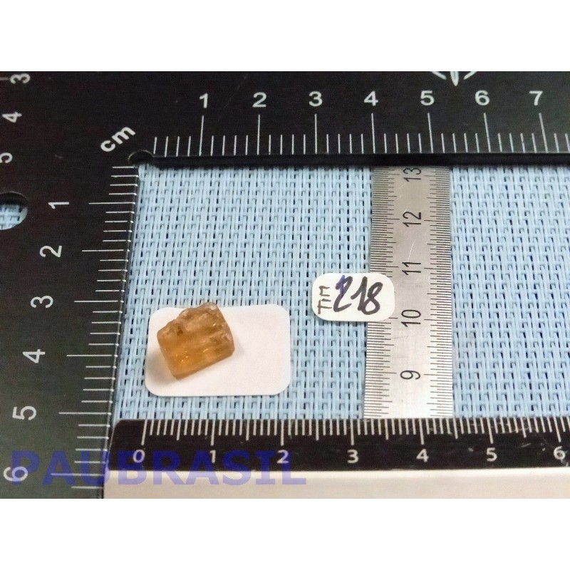 Topaze impériale de 1g01 du Brésil Q Extra