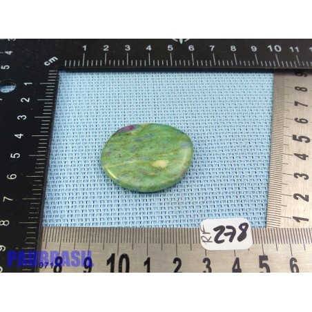 Rubis sur Fuchsite en mini pierre plate 12gr50 Q Extra Rubis sur Fuchsite en mini pierre plate 12gr50 Q Extra