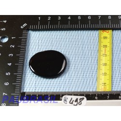 Obsidienne noire en Pierre Plate Fine 7g