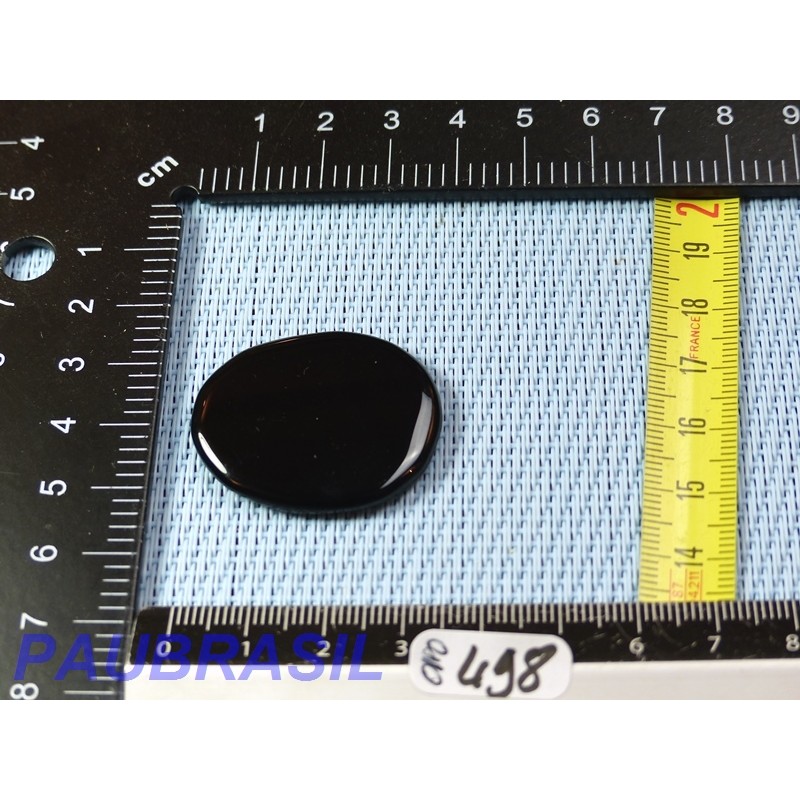 Obsidienne noire en Pierre Plate Fine 7g