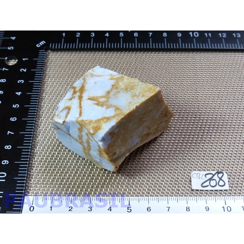 Calcédoine Bleue brute massive 149g Afrique du Sud