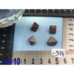 4 Magnétites octaédriques de 11gr50 les 4