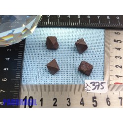 4 Magnétites octaédriques de 11gr50 les 4