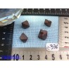 4 Magnétites octaédriques de 14g les 4