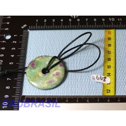 Donut Pi Rubis sur Fuschite de 4 cm