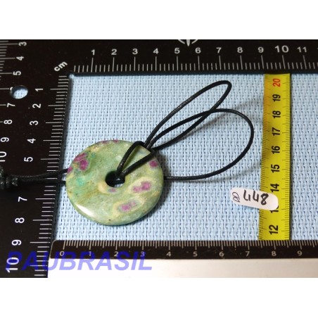 Donut Pi Rubis sur Fuschite de 4 cm Donut Pi Rubis sur Fuschite de 4 cm