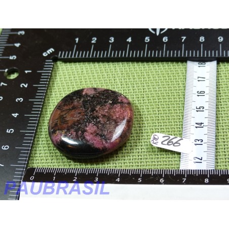 Rhodonite Q Extra Pierre plate 34g Rhodonite Q Extra Pierre plate 34g