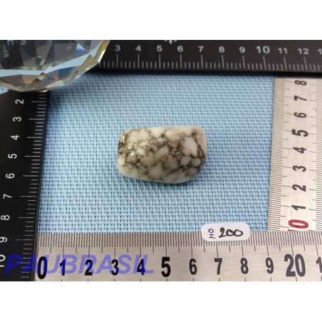Howlite Véritable en Pierre Roulée 32g Howlite Véritable en Pierre Roulée 32g
