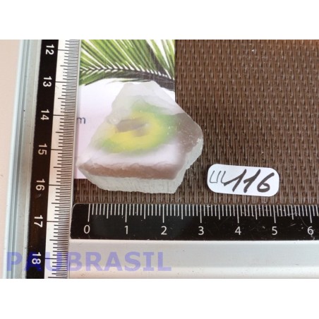 Ulexite tronçon deux faces polies 25g USA Ulexite tronçon deux faces polies 25g USA