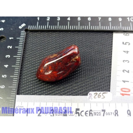 Jaspe Rouge Breschia en Pierre Roulée 32gr50 Jaspe Rouge Breschia en Pierre Roulée 32gr50