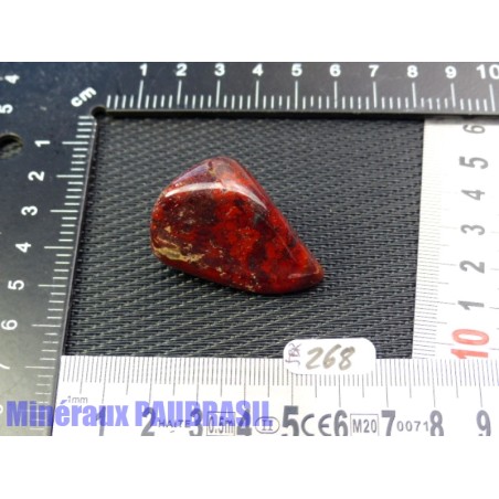 Jaspe Rouge Breschia en Pierre Roulée 28g