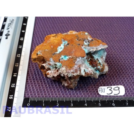 Aurichalcite brute de 88gr du Mexique