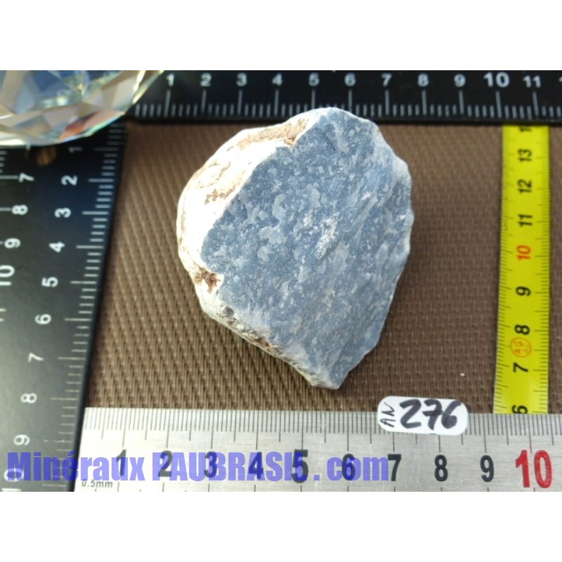 Angelite Anhydrite bleue en pierre brute de 157g