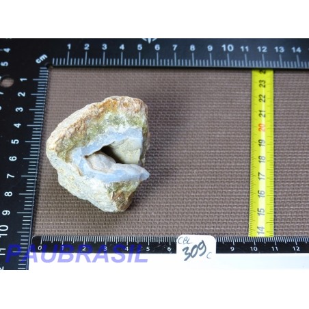 Géode de Calcédoine Bleue 146g Qualité moyenne Namibie