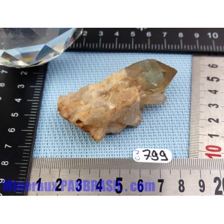 Pointe de Citrine Naturelle Brute du Congo Q Extra 58g