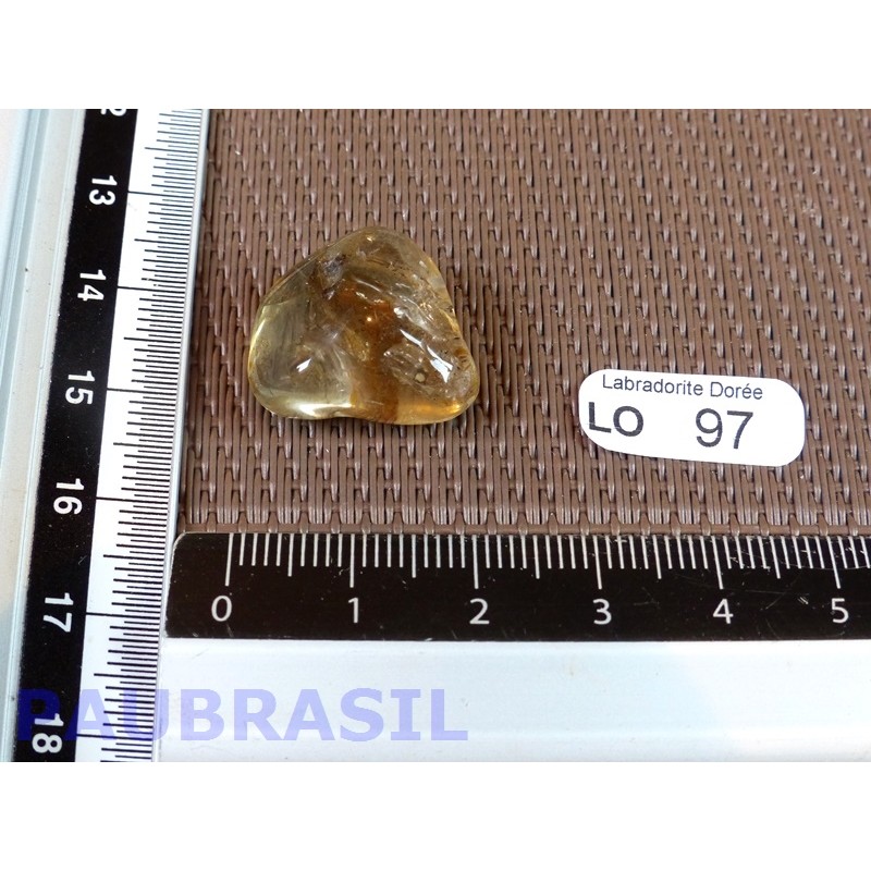 Bytownite - Labradorite dorée en pierre roulée 5gr Q Extra