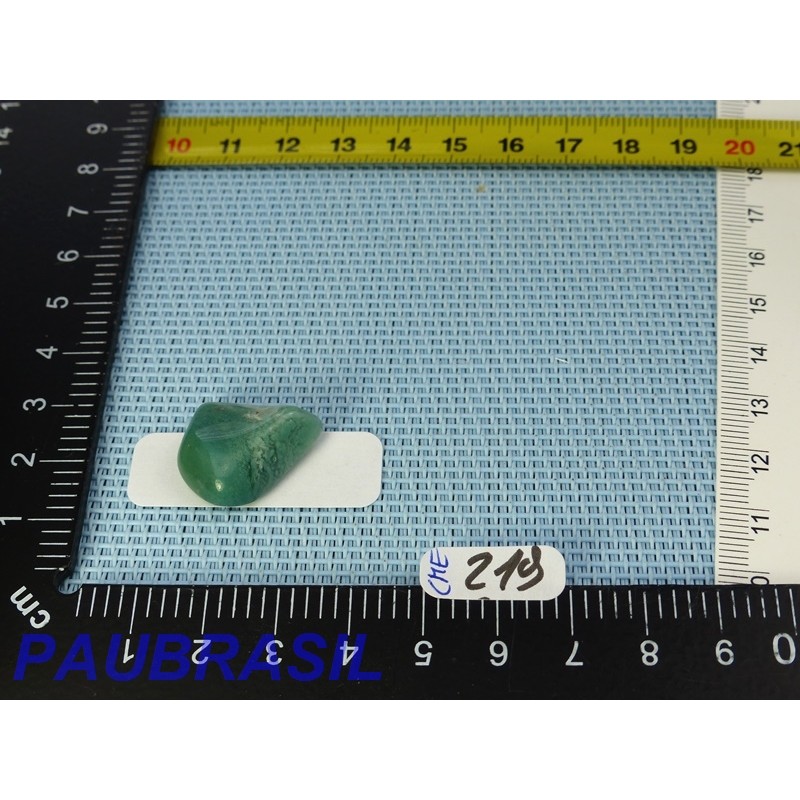 Calcédoine Verte Chrome - Mtorolite Q Extra pierre roulée 4g